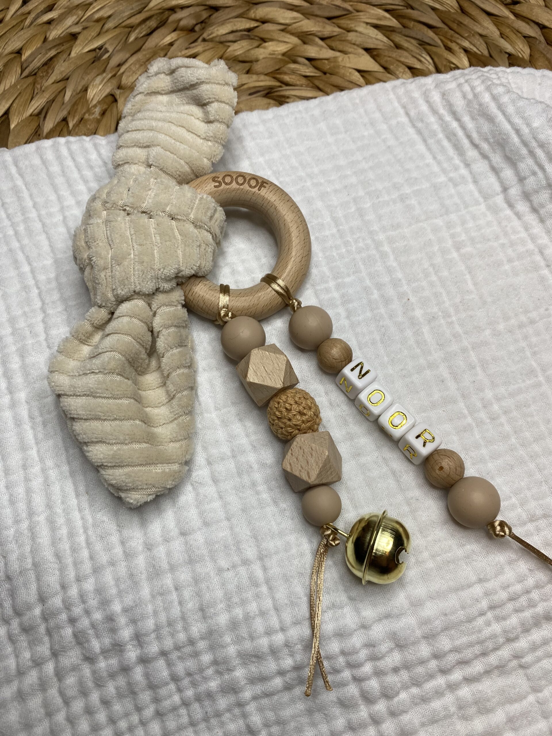 Bijtring met naam Rib - Meer Kleuren