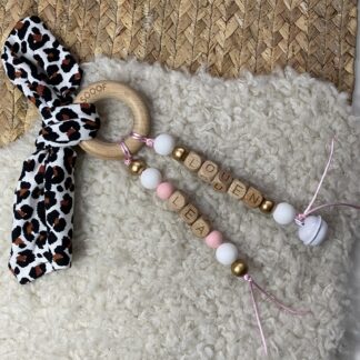 Bijtring met naam Panter - Meer Kleuren