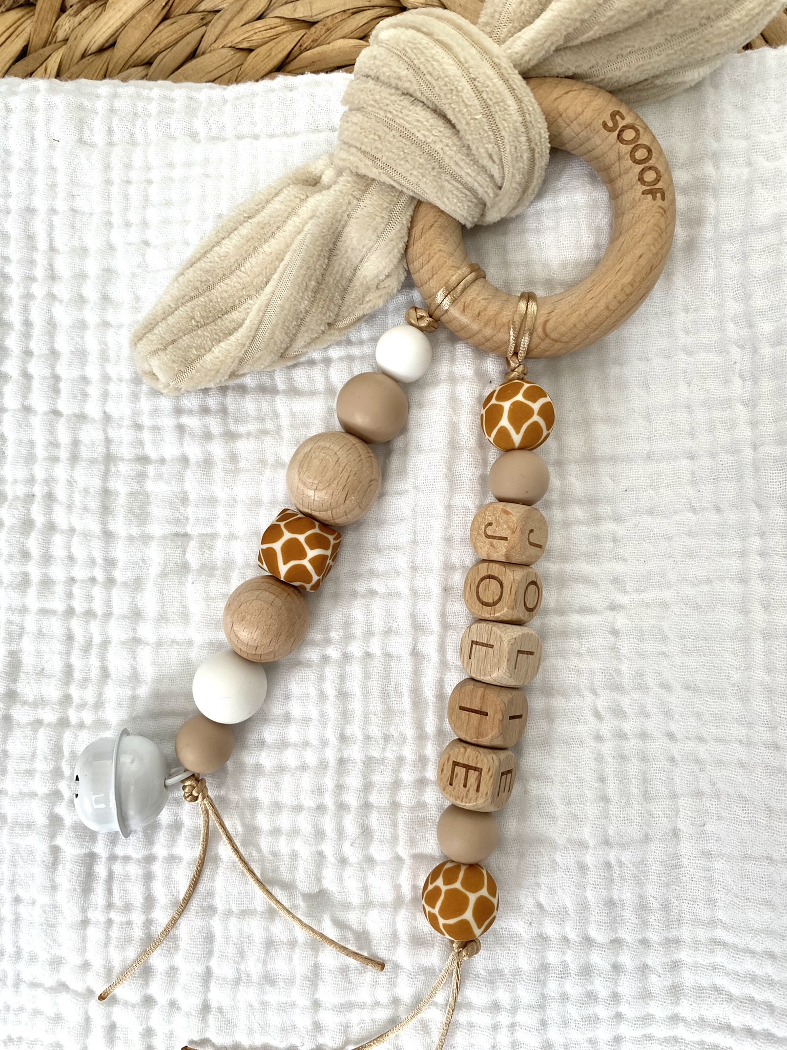 Bijtring met naam Rib - Meer Kleuren - Afbeelding 10